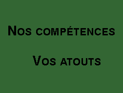 Zone de Texte:   Nos comptences    Vos atouts